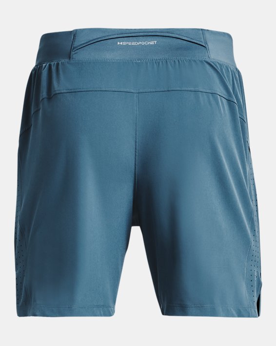 Men's UA Launch Elite 7'' Shorts in Blue image number 8